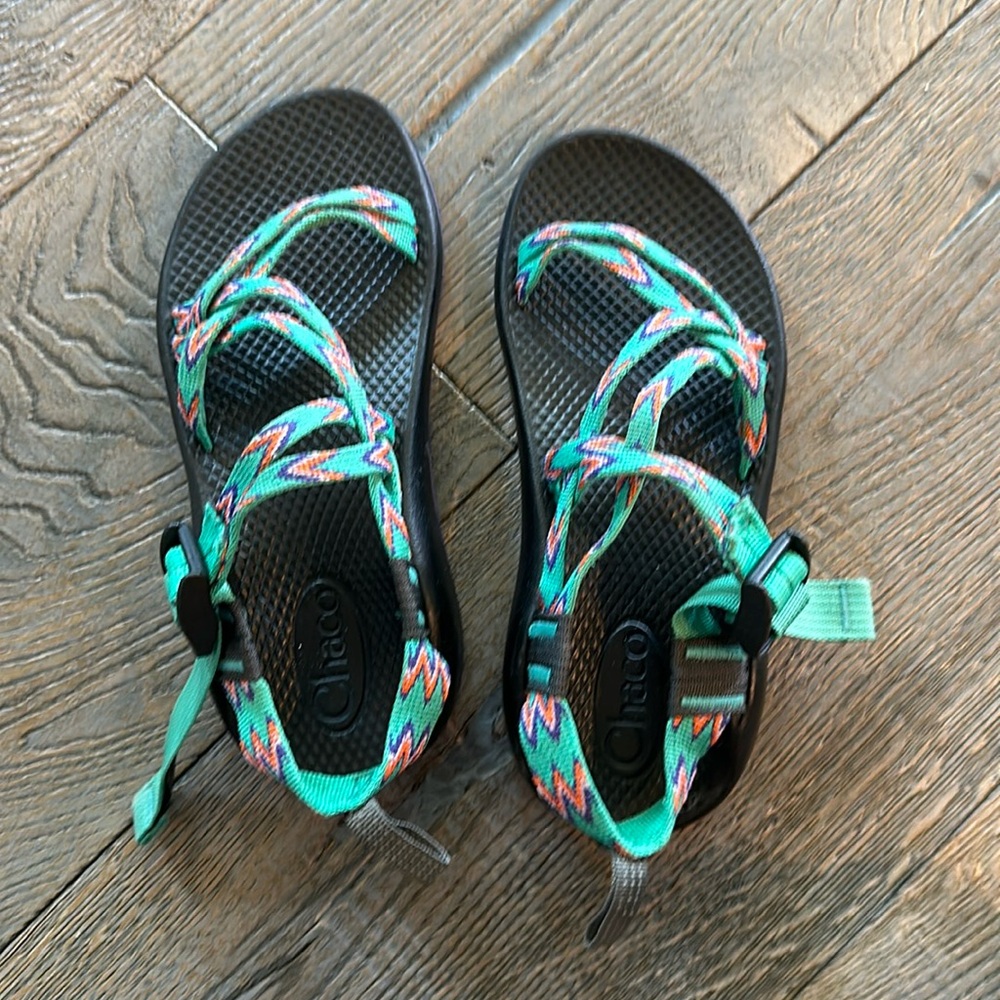Gently worn kids Chaco sandals size 3